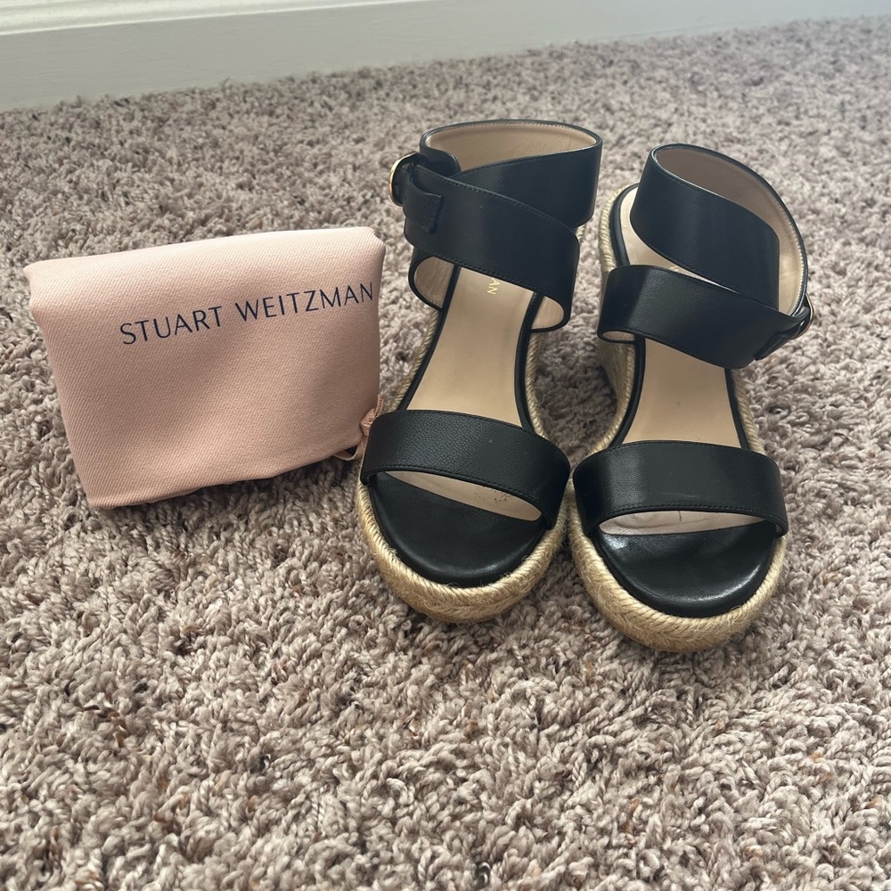 Stuart Weitzman Lexia Espadrille Wedge Sandal